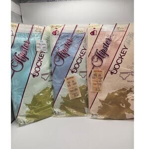 New Vintage Jockey for Her Hipster Panties/ Underwear Size 7 (3 pack)